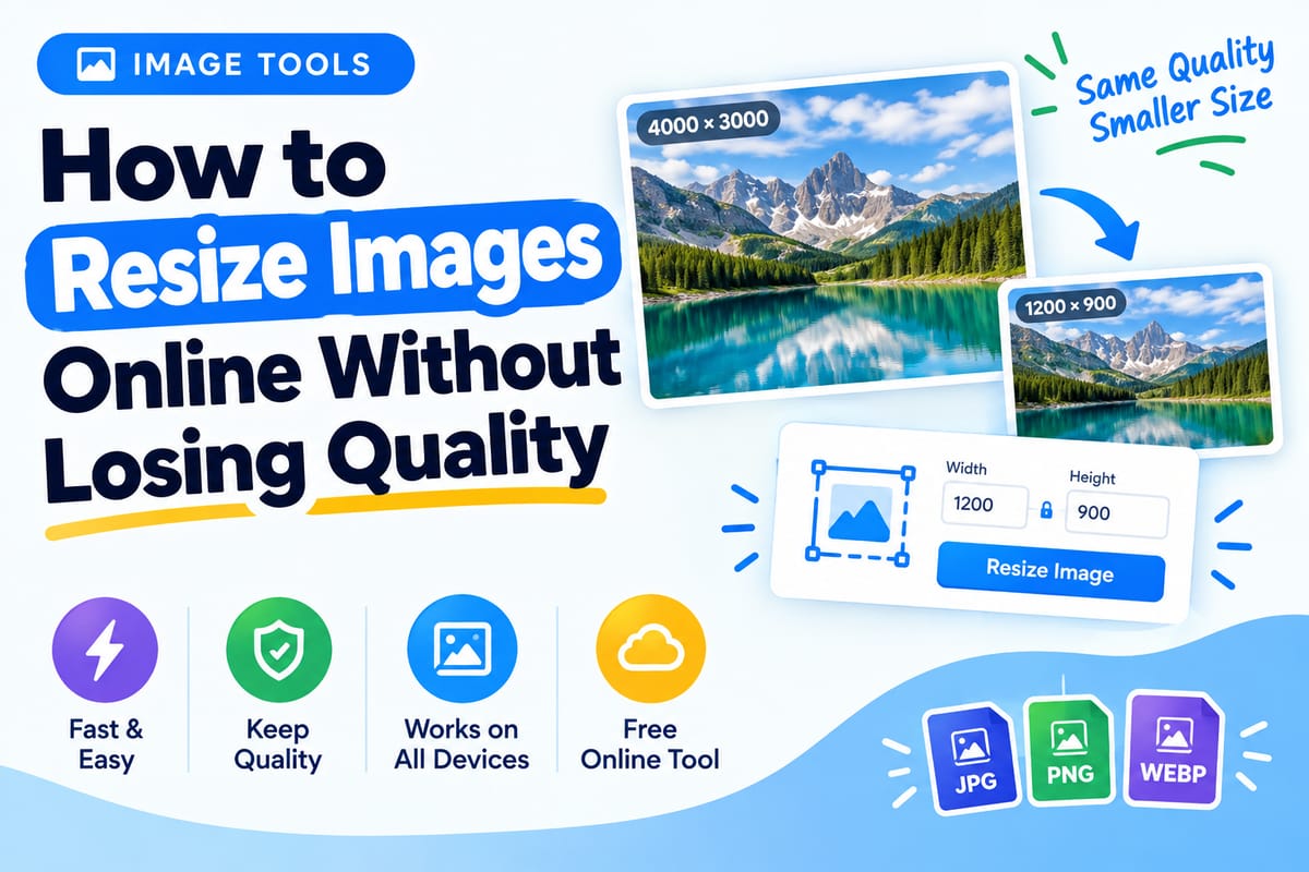 How to Resize Images Online Without Losing Quality