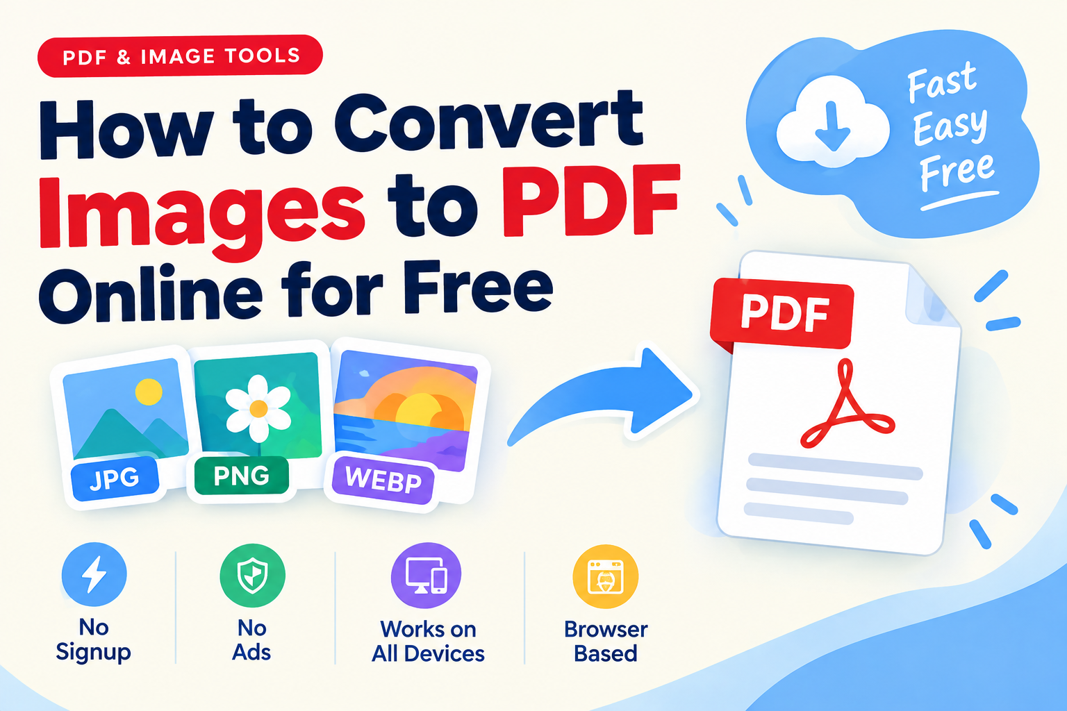 How to Convert Images to PDF Online for Free