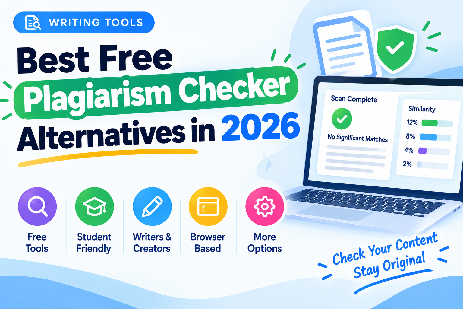 Best Free Plagiarism Checker Alternatives in 2026